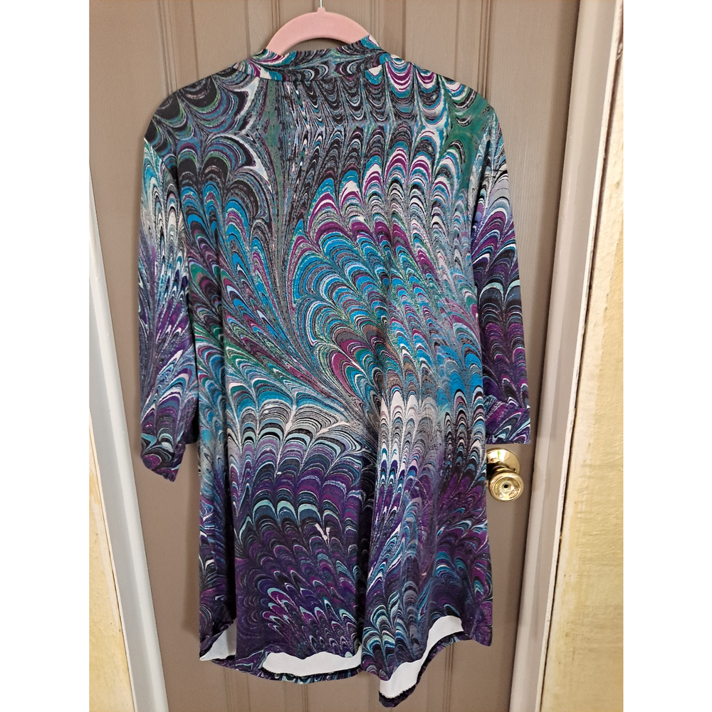 Azalea by firmiana Abstract Print Tunic Top